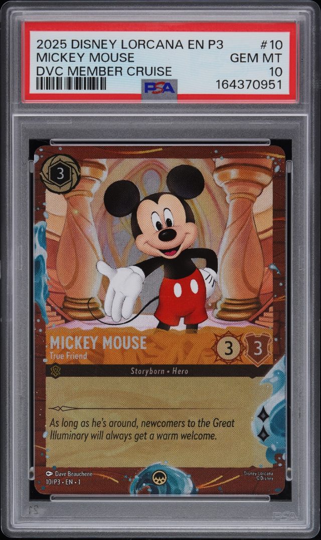 Mickey Mouse - True Friend, graded PSA card