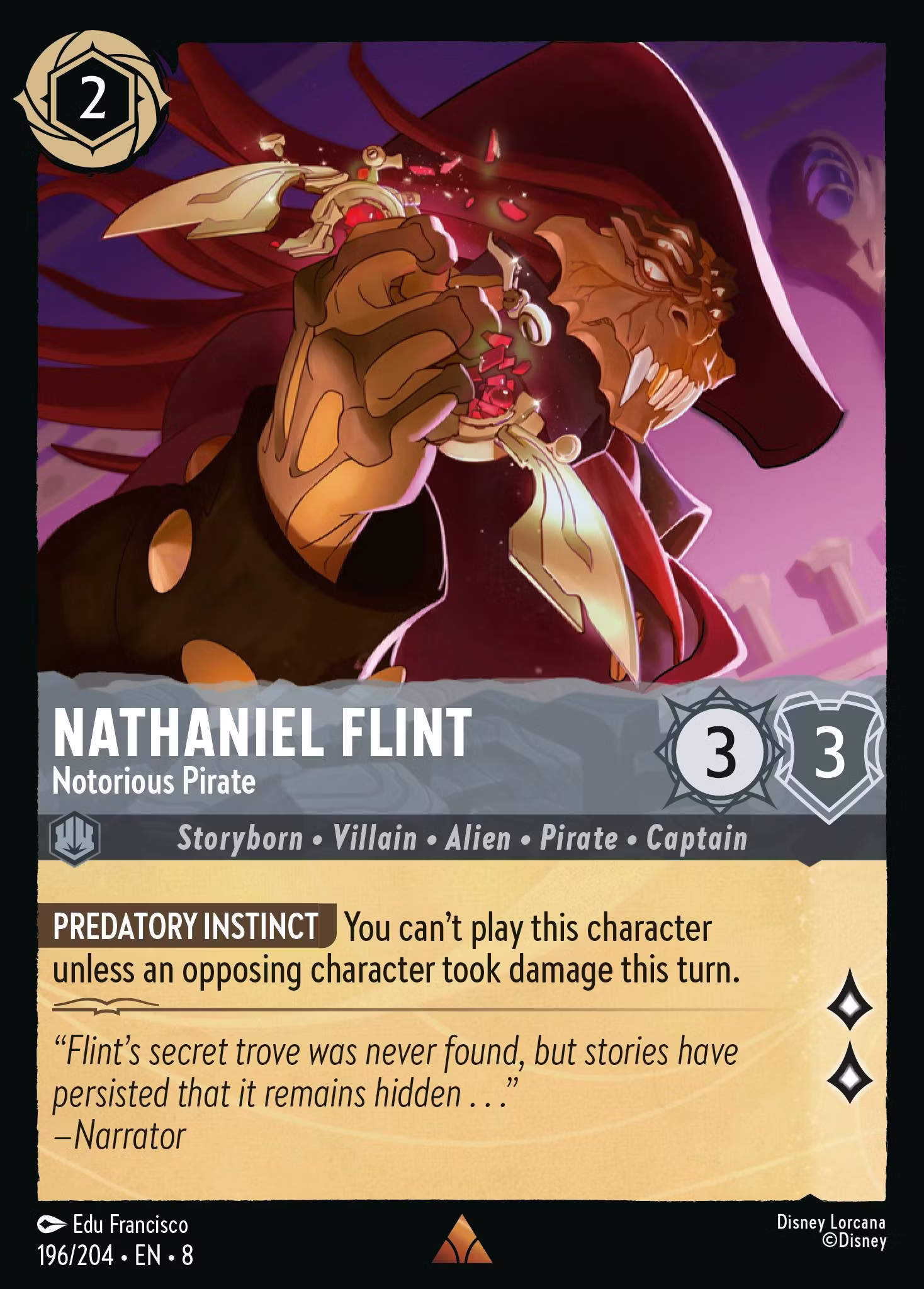 Nathaniel Flint - Notorious Pirate · 196/204